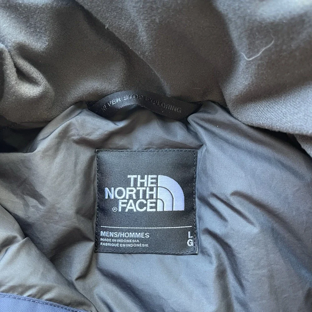 The North Face Men's McMurdo‎ Parka Navy Size L Goose Down 550 Dryvent Jacket